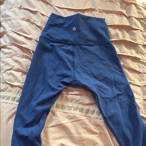 Lululemon Blue High-Waisted Leggings